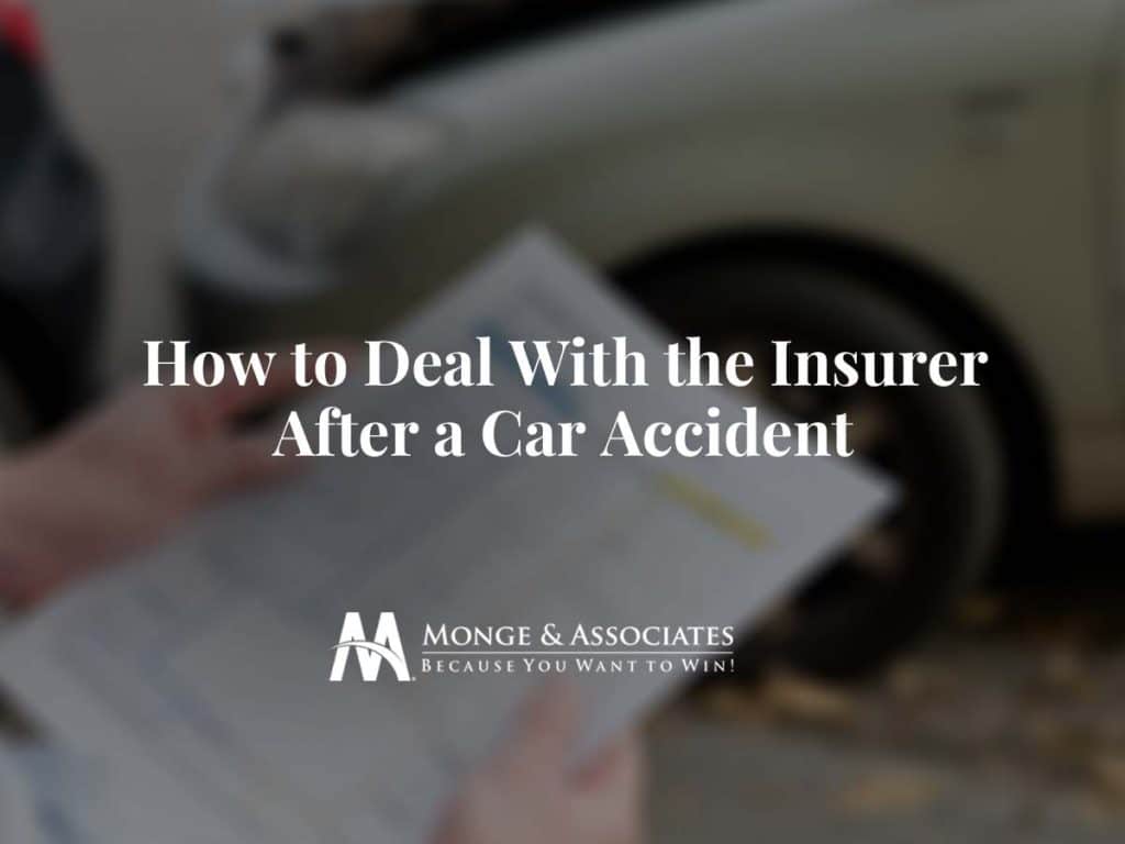 How to Deal with the Insurer After a Car Accident