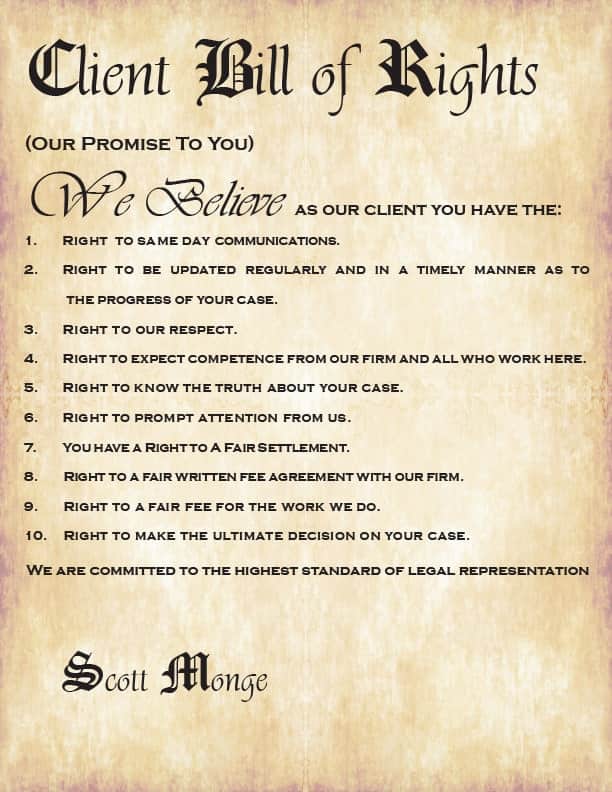 Client Bill of Rights