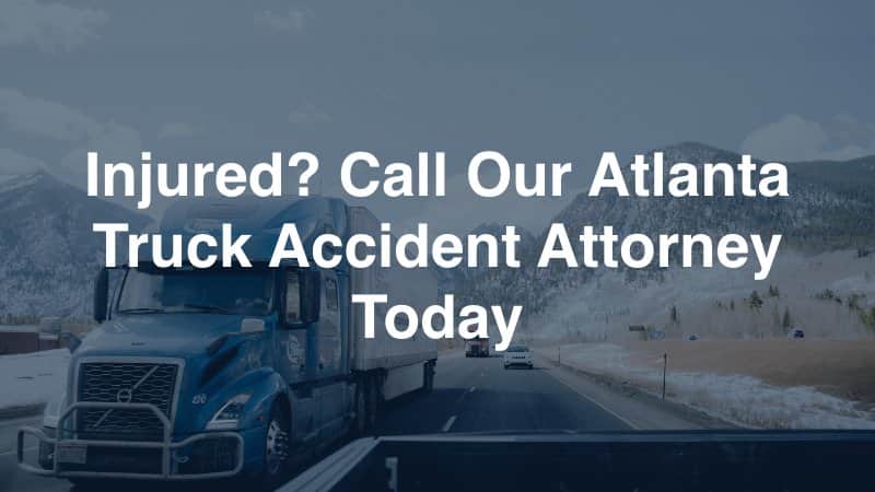 Atlanta Truck Accident Attorney