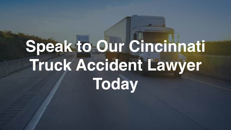 Cincinnati Truck Accident Lawyer