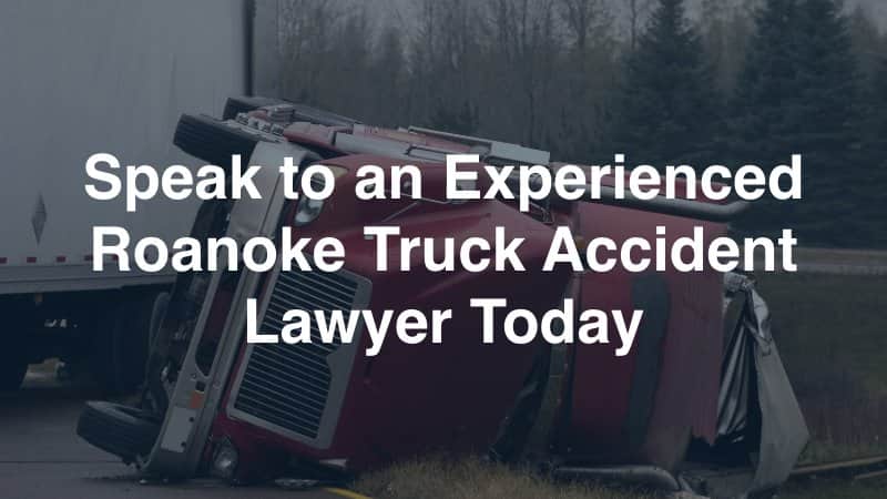 Roanoke Truck Accident Lawyer