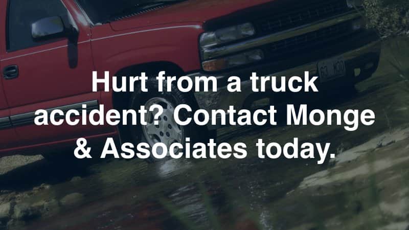 Hurt from a truck accident? Contact our Atlanta Truck Accident Attorneys at Monge & Associates today.