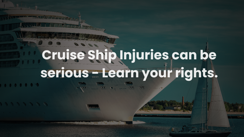 Cruise ship docked at night symbolizing a cruise ship accident case handled by Monge & Associates Injury and Accident Attorneys