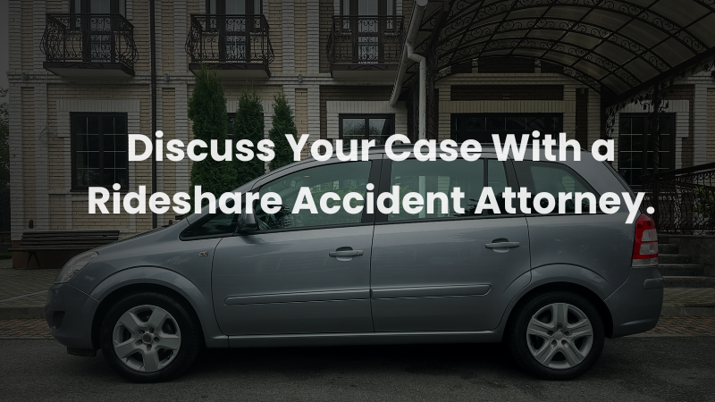Interior of a rideshare vehicle representing a rideshare accident injury case handled by Monge & Associates Injury and Accident Attorneys